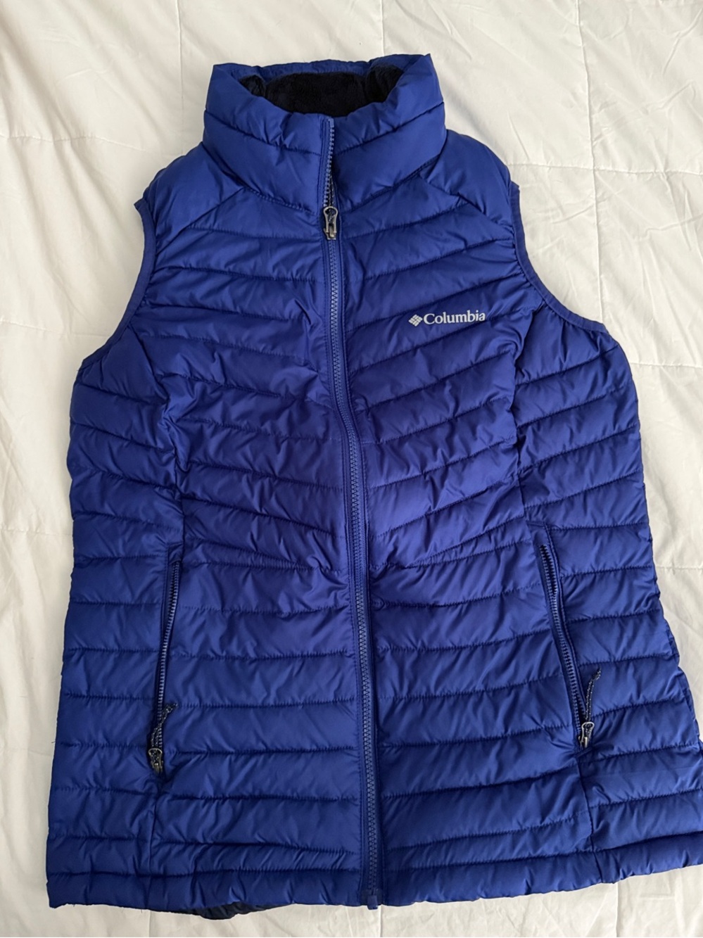 Columbia Women's Royal Blue Quilted Packable Vest
